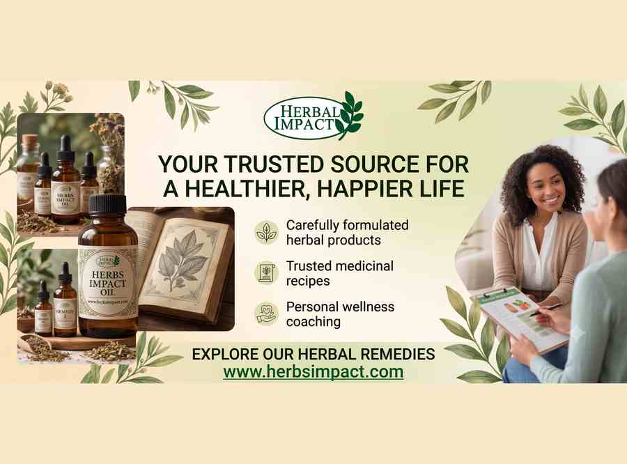 Fresh medicinal herbs and a herbal tincture on linen